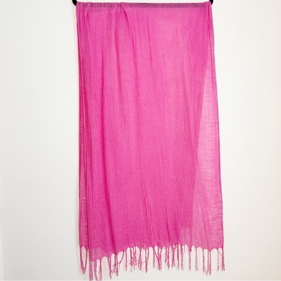 Elegant Pink Scarf - Picture 6 of 8